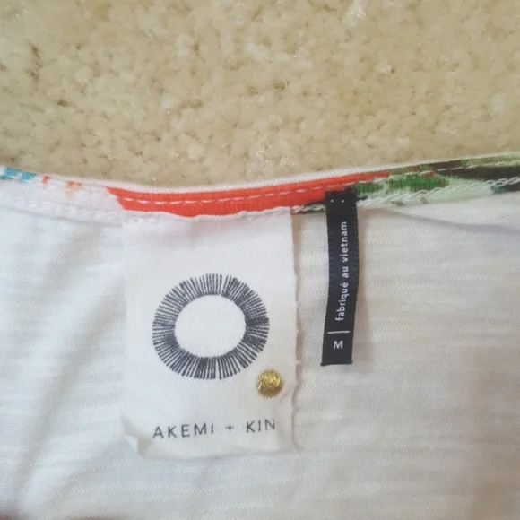 Anthropologie Akemi + Kin Gardenia Floral Tank Sz M - Picture 5 of 9